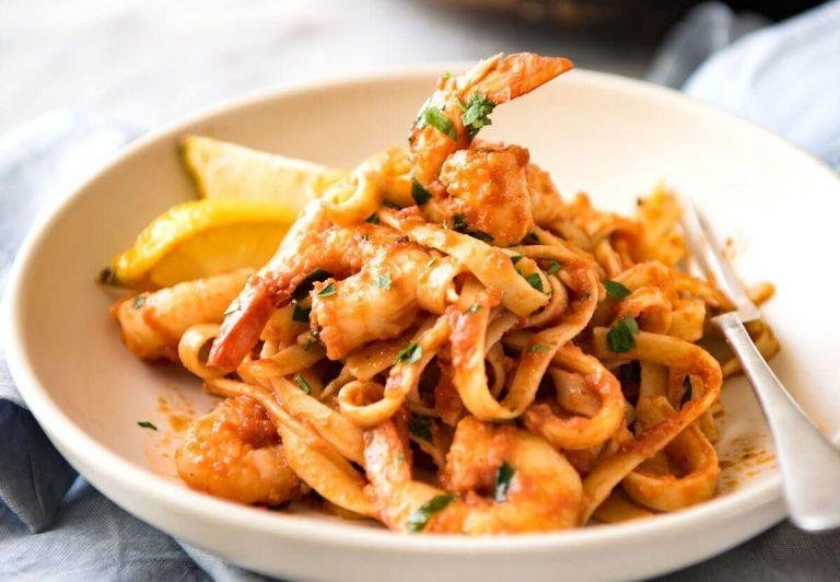 Read more about the article Chili Prawn Pasta